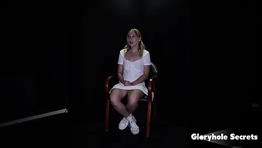 Duvar deliği sırları - mckenna lynn deliğine yabancı döl yutuyor