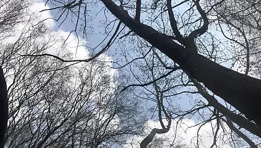 MILF Anal in the Woods - Risky Outdoor Creampie with Horny Mature Slut