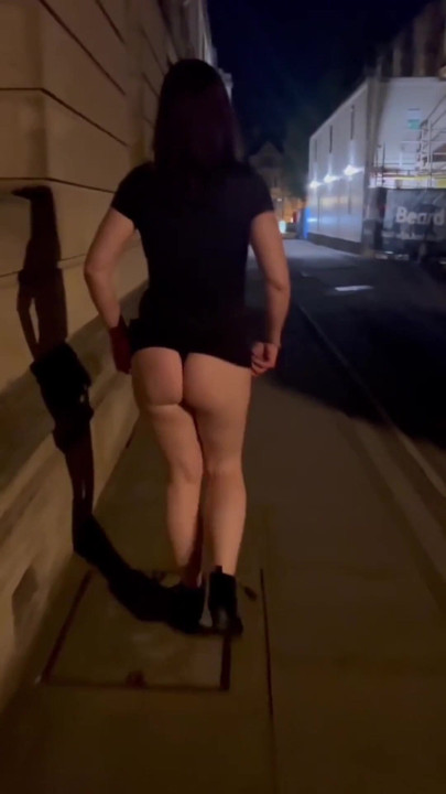 Public flashing street walking | Clip 1