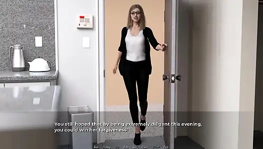 Aşağı taşınma: İtaatkar ev kocası tüm ev ödevini yaparken karısı rahatlıyor ep.48