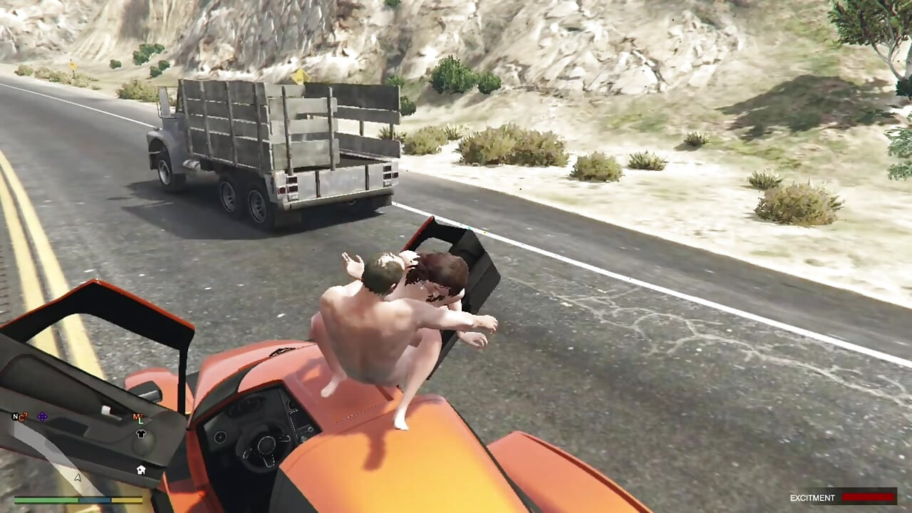 Trevor and Cheating wife Amanda's amazing blowjob while driving