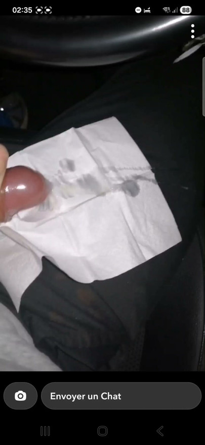 Ejaculation in my car