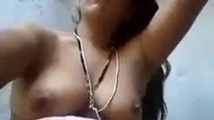 Desi girl show boobs his bf.