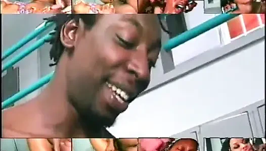 Cheerleader in aktion ... Muschi ficken, großen schwarzen schwanz lutschen