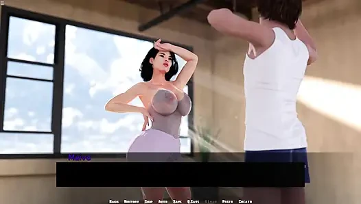 Alfred Doing Yoga With Latina Stepmom Turns His Cock Hard