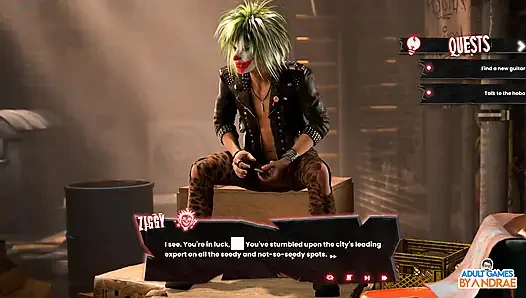 Gameplay sin & rock'n'roll bagian 1 - van crash, halte motel & awal yang baru