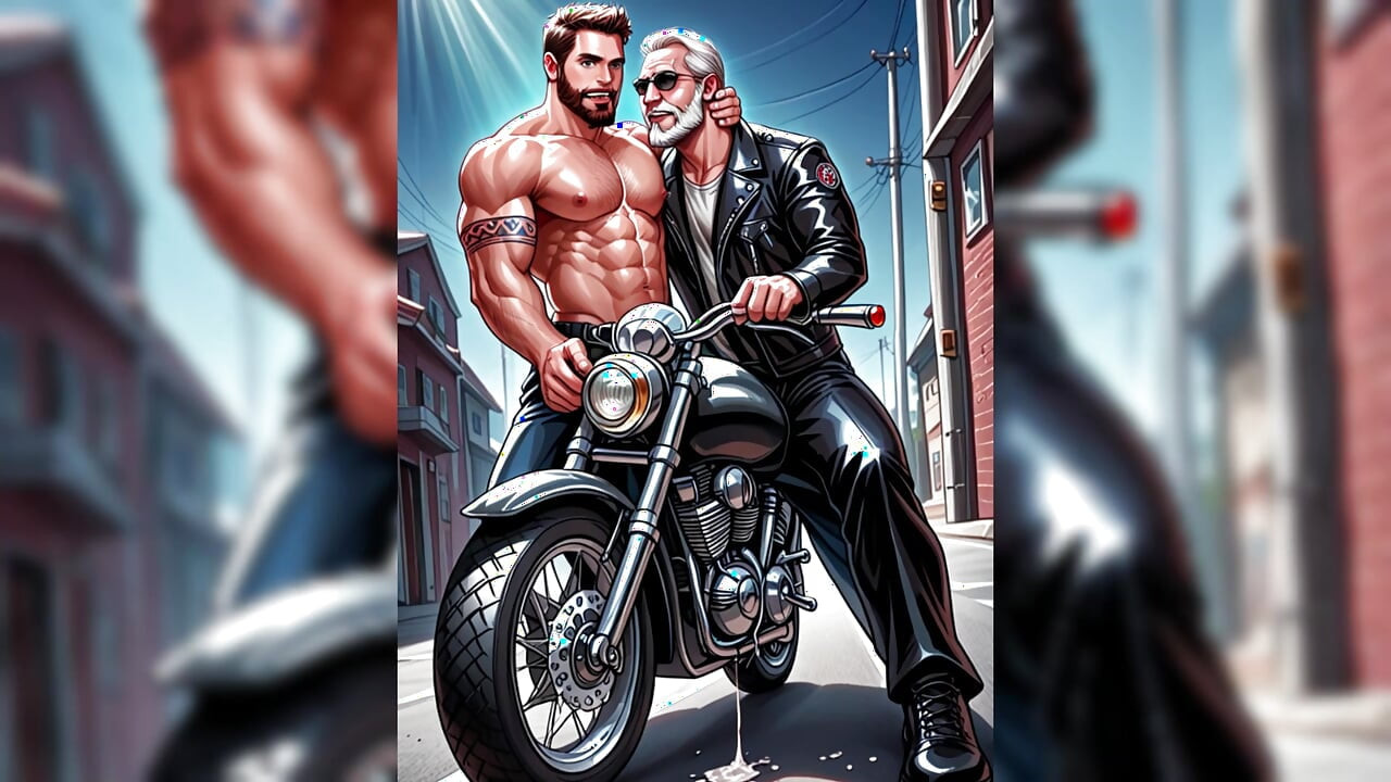 Ai bajkeri i gej muškarci u slideshowu