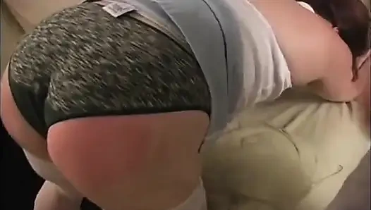 Bbw bad girls: tamparan bbw di ruang tamu