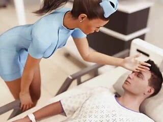 Amnesia: sexy krankenschwester und patientin ep.1
