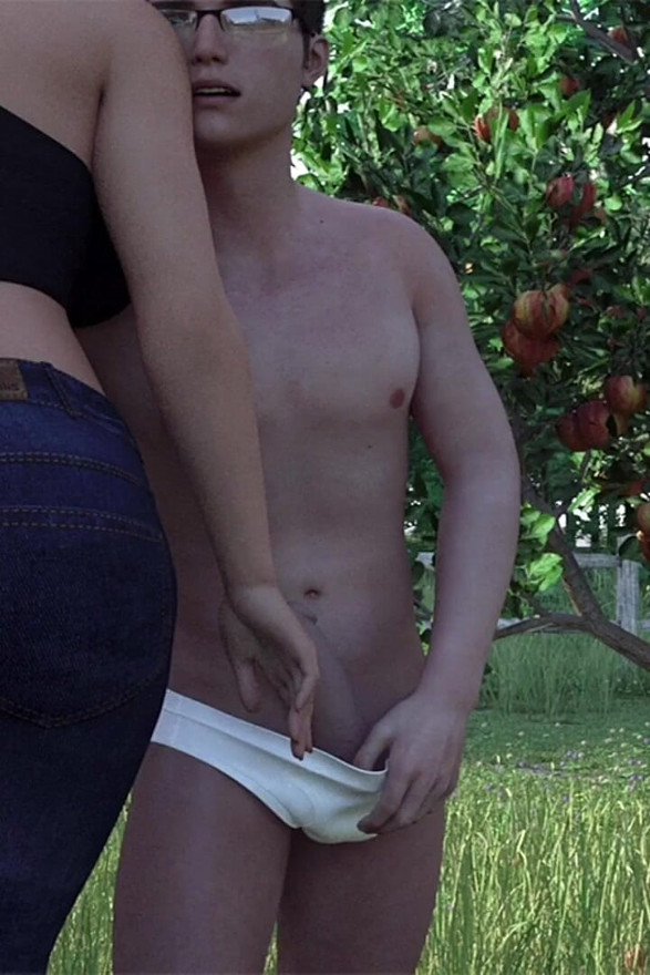 Melinda's Breeding Instinct Works in High Urges to Get Pregnant by Her Step Stepson on Her Monthly Period Cycle