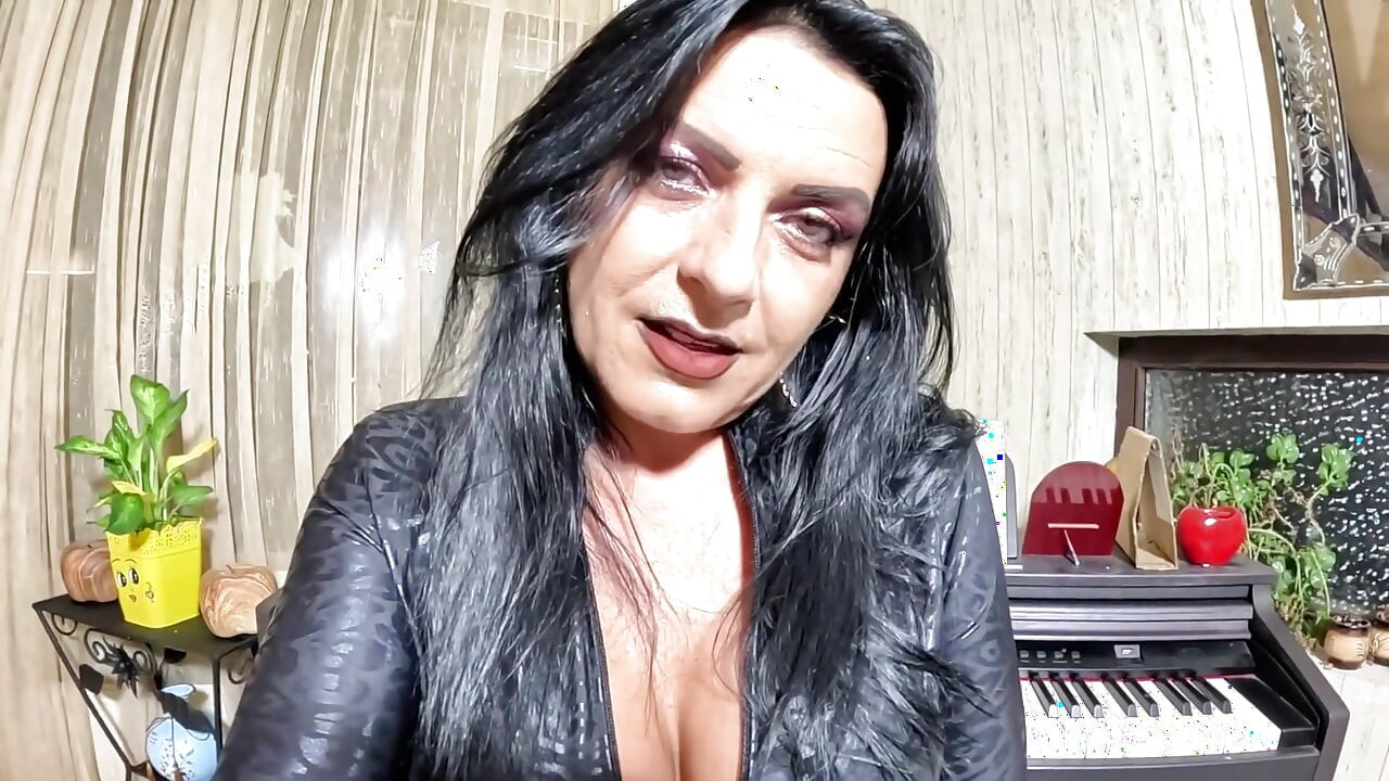 Dominant MILF Smoking Fetish JOI. Leather Jumpsuit, Thigh High Boots & Dirty Talk