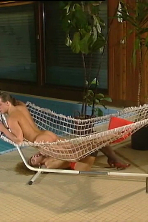 Cute MILFS gets fucked by the swimming pool