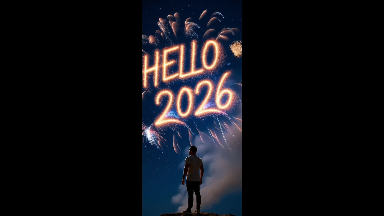 Happy new year. Stare at my cute bum.