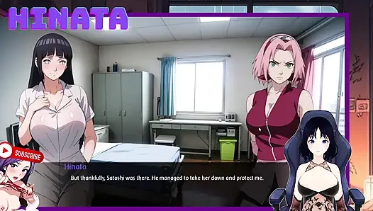 HINATA and SAKURA, chatting quietly. Shinobi Secrets EP 11