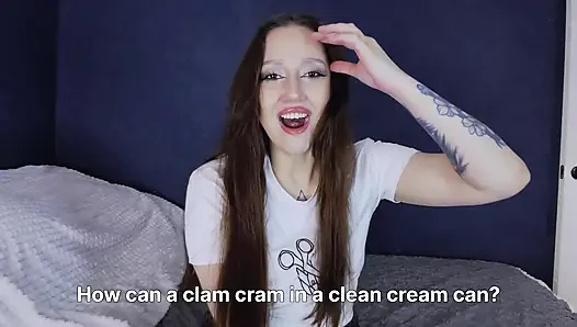 Breaking news, asiatische frau sagt zungenbrecher auf englisch