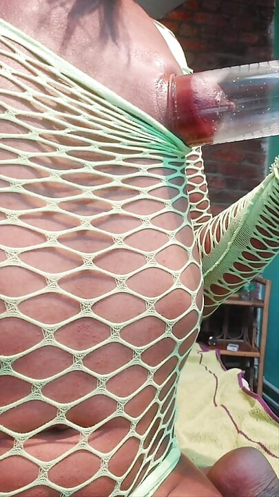 Entraînement routine  agrandissement de mes seins pompe