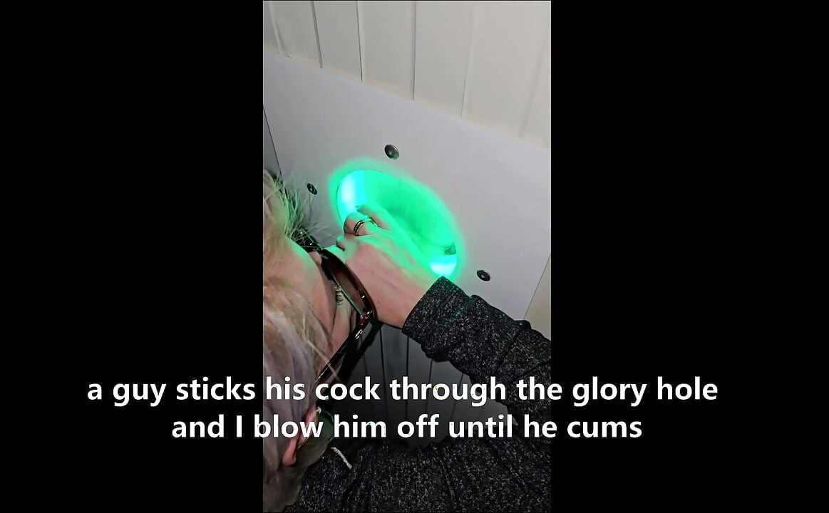 cuckold couple visit bookstore with glory hole cabins