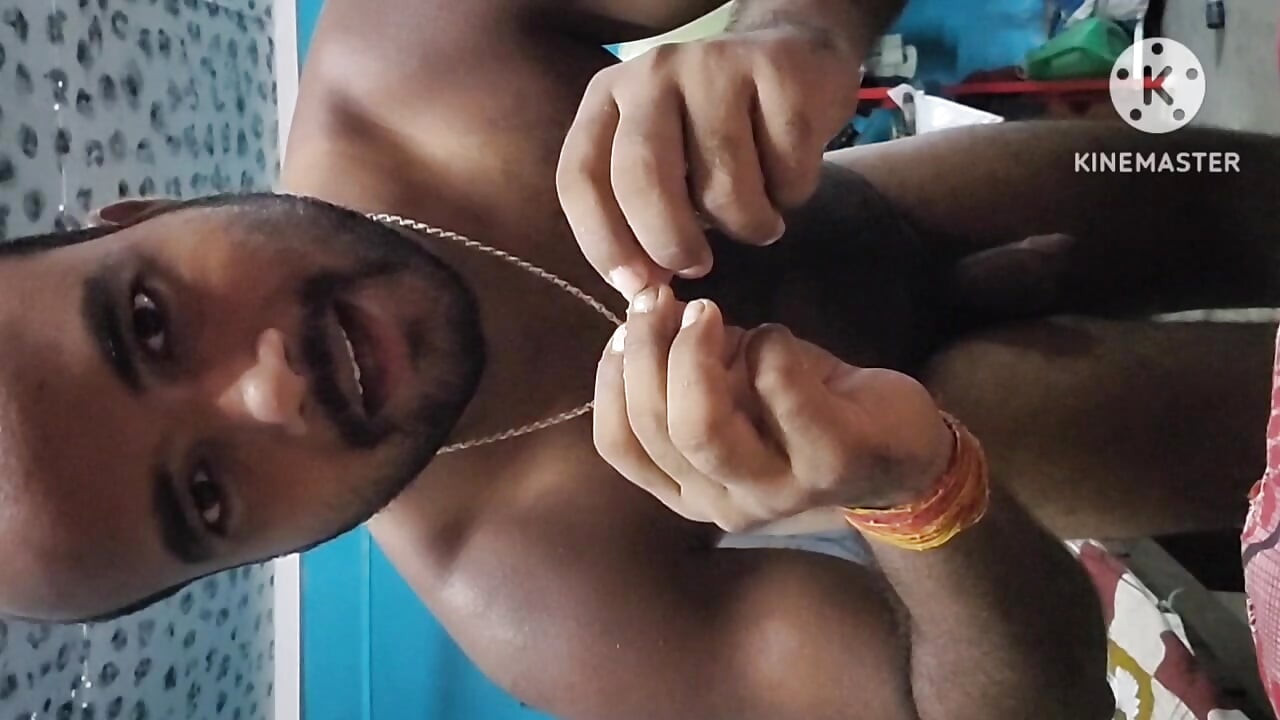 Nude vlog An Indian boy is making a vlog completely naked