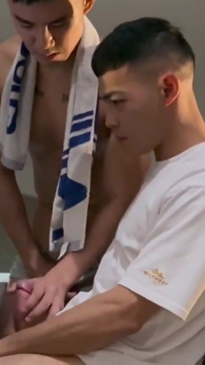 Must-see moment from "Straight Asian Friend Fucked Raw After Porn"