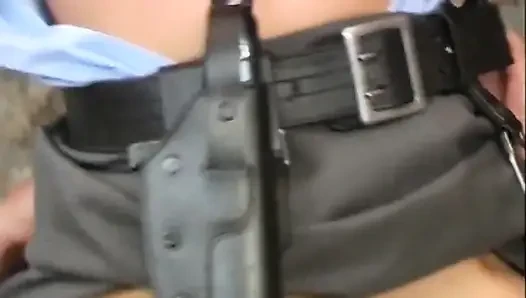Young Busty Slutty Policewoman Fucked and Cumshot in Mouth by Inmate