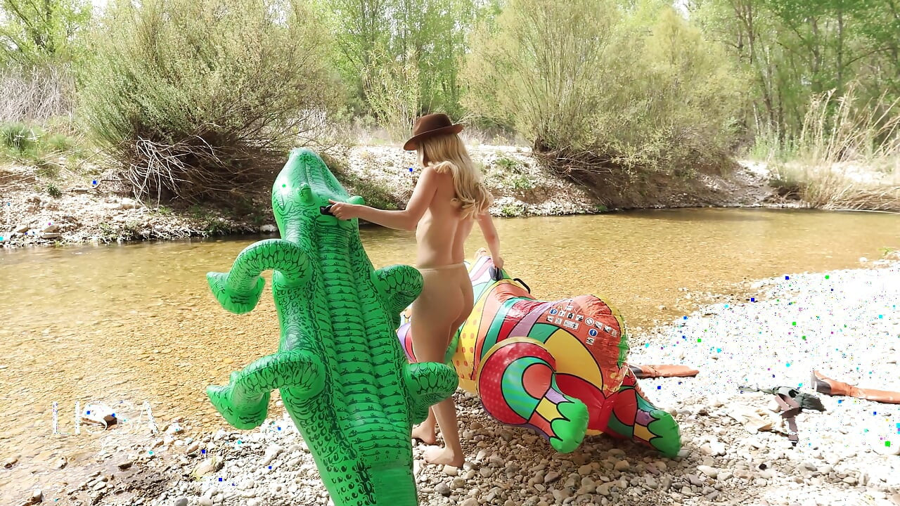 Double Deflation Double Masturbation Outdoors