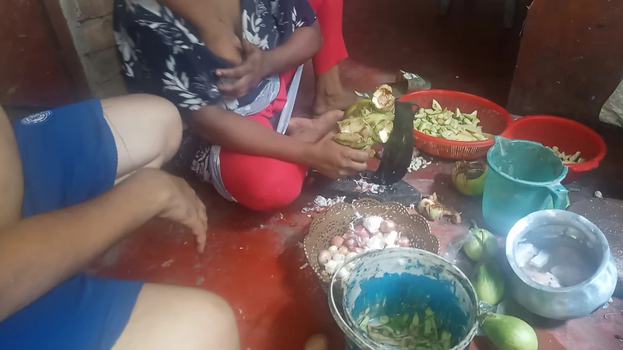 Desi vabi sobji cutting with bf