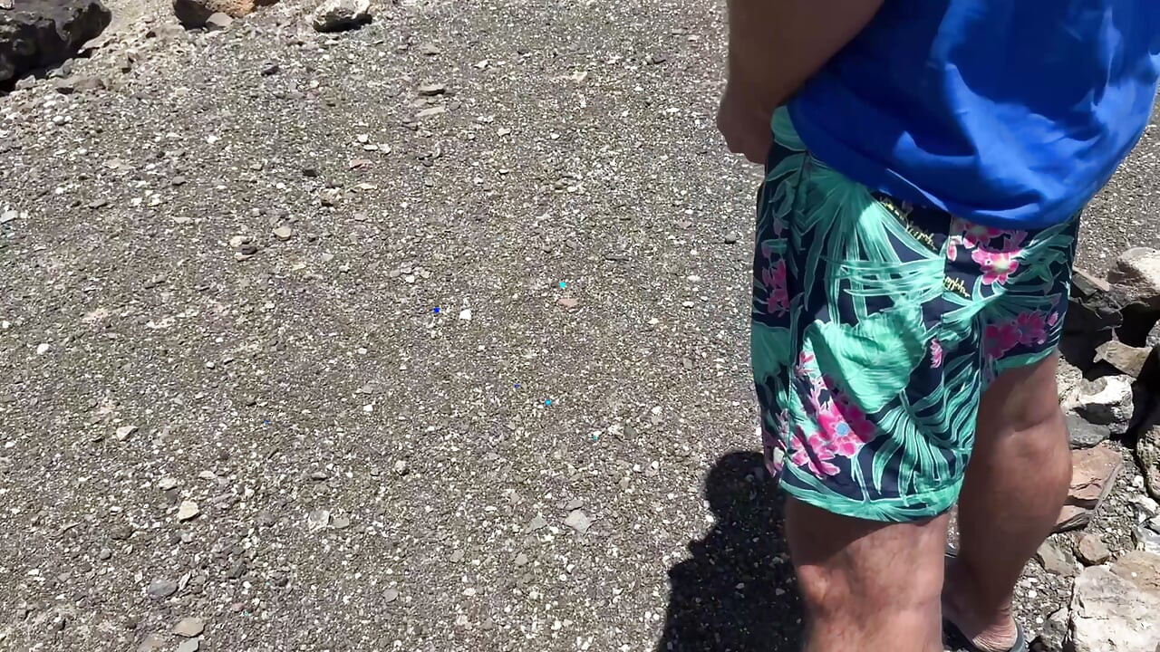 Shameless girl helps the guy to pee outdoor compilation