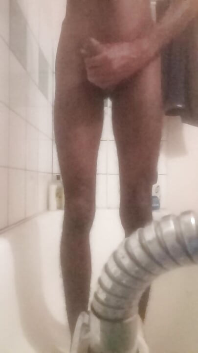 Jim masturbates and explode a big load.