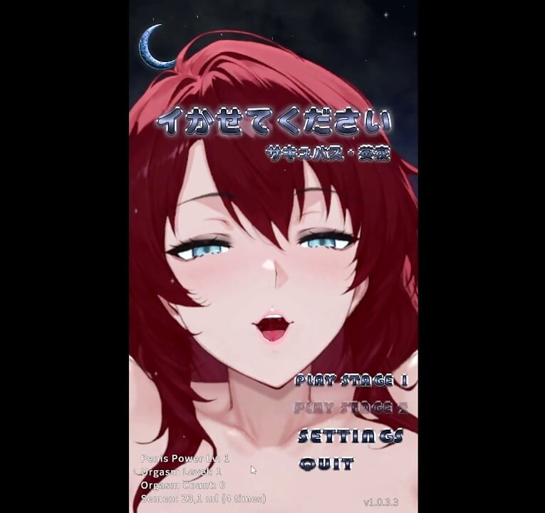 Defeat the succubus by making her cum