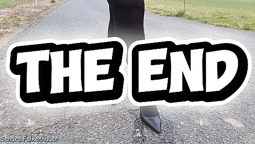 No Panties with black Tights