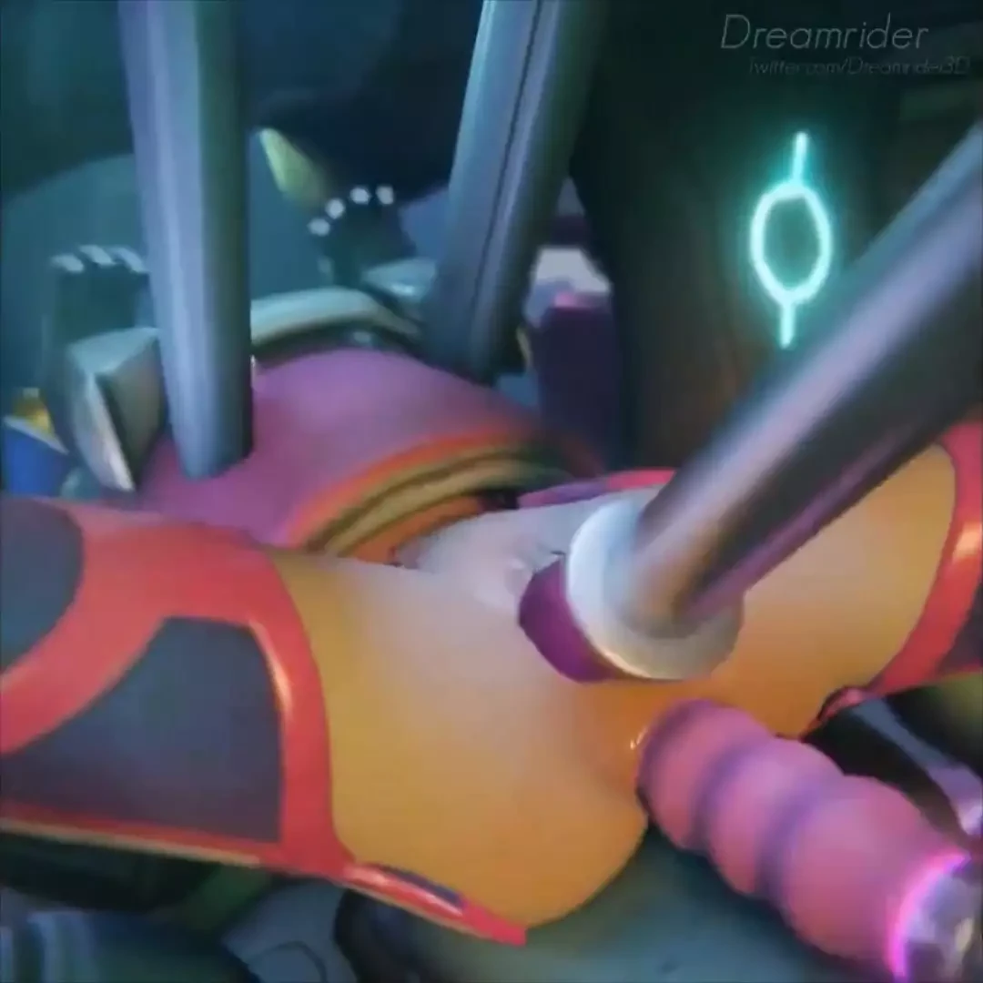 D.Va Using The Masturbation Machine