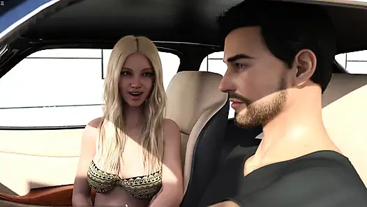 Stepdaughter Sucking Stepdad Cock While He Driving Car