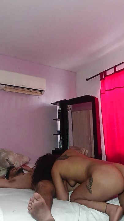 I suck my sister's boyfriend's cock while he's lying down