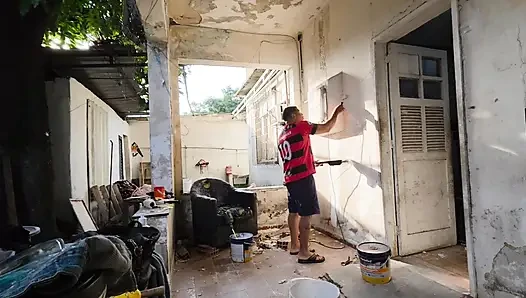 Memasukkan peler ke dalam pantat saudara tiriku