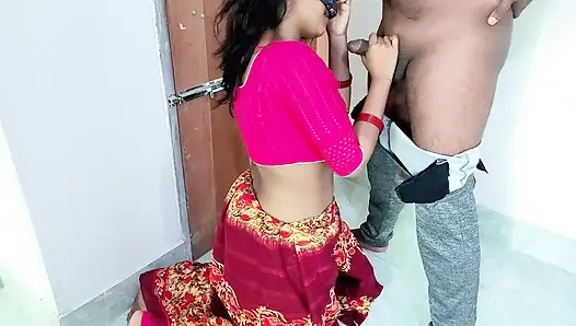 Cheating boss wife take employee dick behind the door..Desi bhabhi fuck xxx