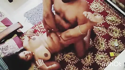 Horney couple sex with more pleasure hardly