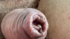 Uncut cumshot 2