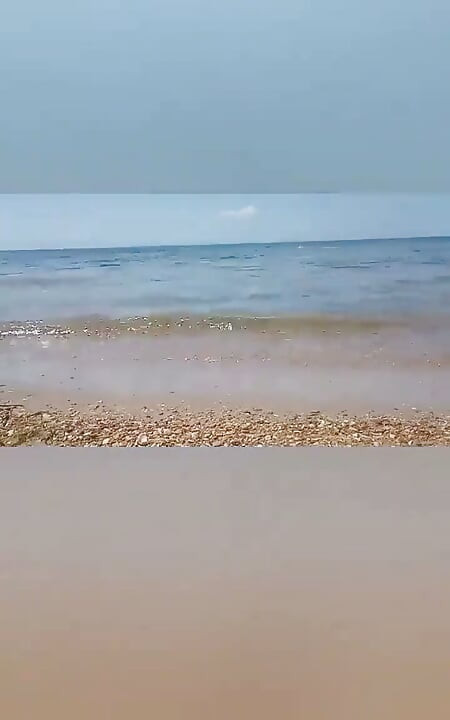 Exhibitionism. Walking Naked on the Beach.