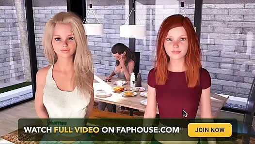 Radiant #2 - Johannes and the ladies had brecfast together... Johannes fucked the waiter in the bathroom