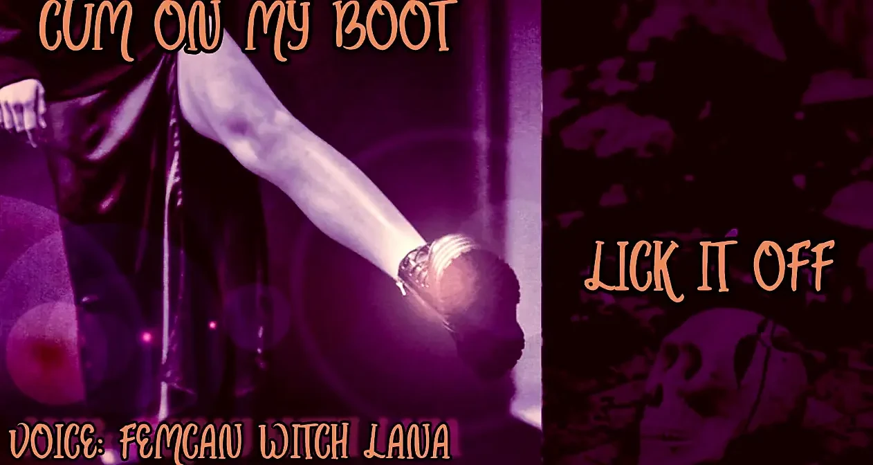 Cum on My Boot Lick It off