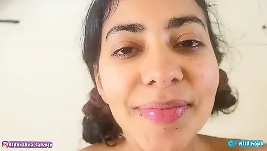 Wild Hope has rampant sex in the hotel with the guy at the front desk