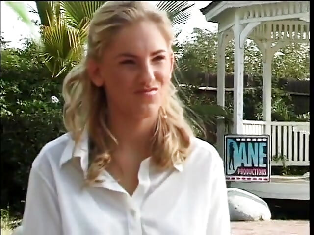 Cute blonde teen pounded hard on her bed