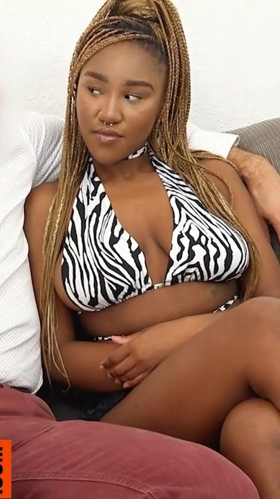 This BIG TITS EBONY TEEN showed off her DEEP THROAT game... got glazed with a hot FACIAL | Clip 1