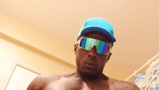 Big Black Hairy Dick Worship Hallelujah Johnson ( I'm Chris Brown with Rihanna Cumshot in Yo Face ) Tall Dark Chocolate Muscles