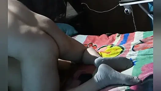 It's a bitch that swallows what a scary dick