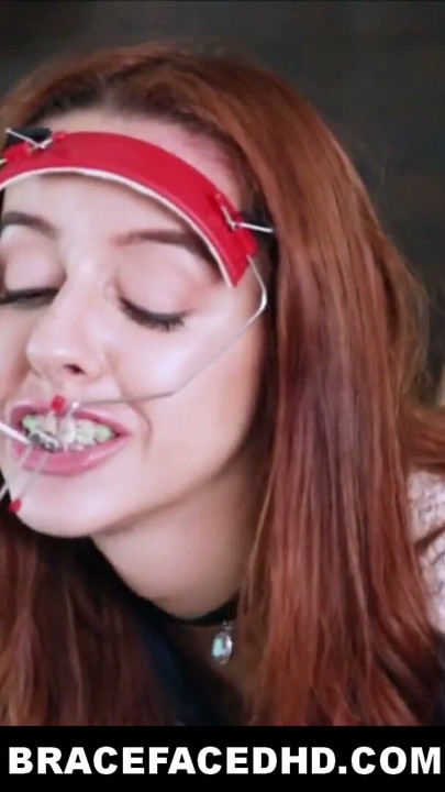 Skinny Teen With Headgear And Braces Stuck On Faucet Fucked | Clip 1