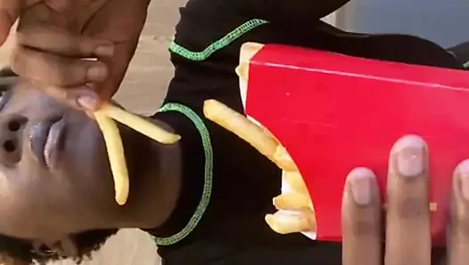 Public McDonald's Mukbang
