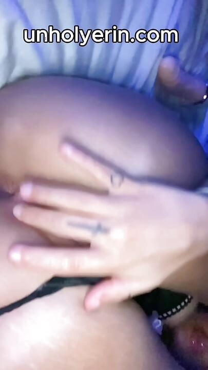 Virgin ass Scottish slut showing off her tight pink pussy with her toy buried deep