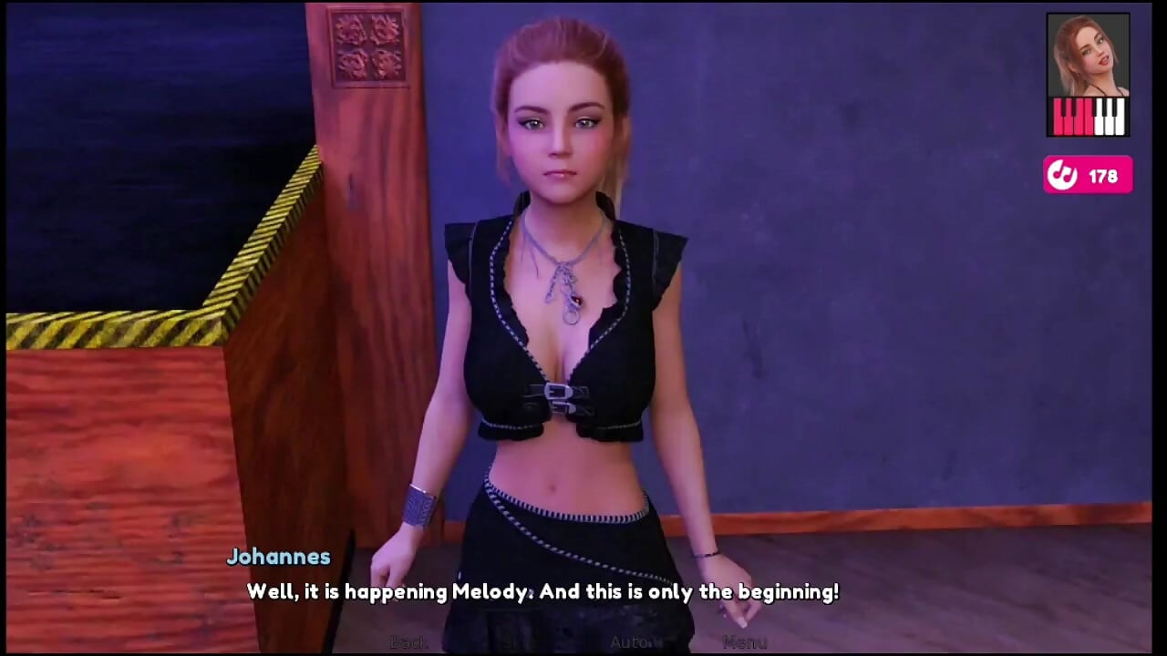 Melody #27 - Η Melody έδωσε στον Johannes μια πίπα αφού του έδειξε το σέξι ντύσιμό της.