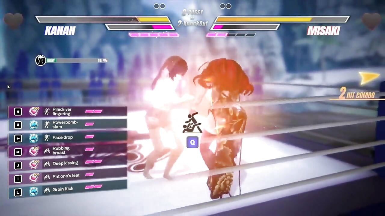Lesbian Battle BDSM Hentai Game Ep.1 Readhead Lesbian Scissoring and Squirting Fight!